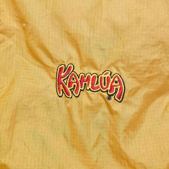 Vintage Kahlua Coffee Liqueur Nylon Puffer Vest Full Zip Outdoor Winter Alcohol - Picture 2 of 7